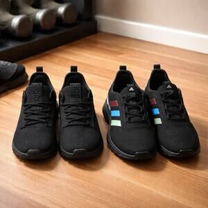 Lot Of 2 Adidas Kaptir Flow Sneaker Black Women Size 5